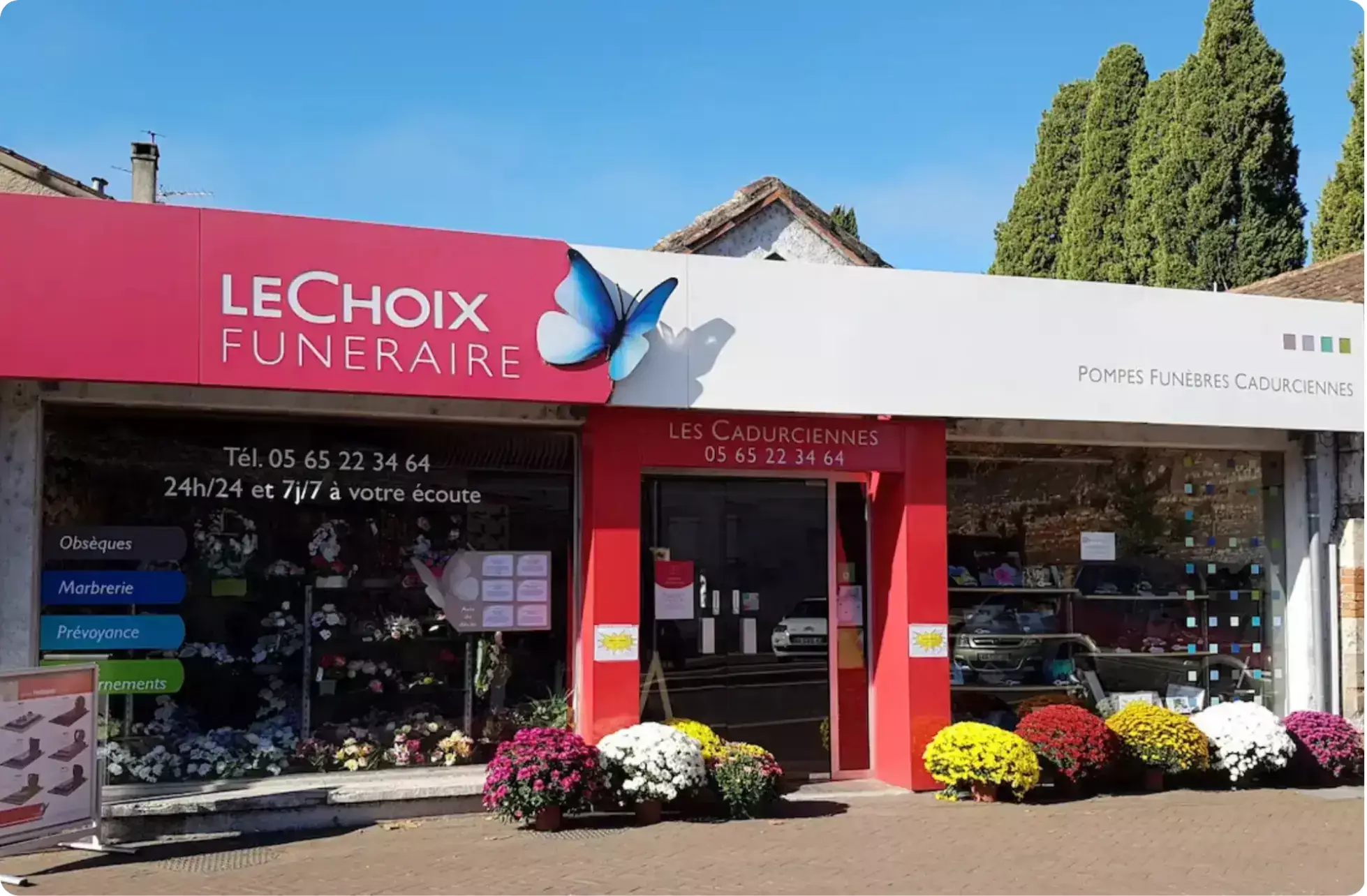 Votre agence funéraire à <span style="color:rgb(198,12,70)">Cahors</span> et dans <i>le Lot</i>